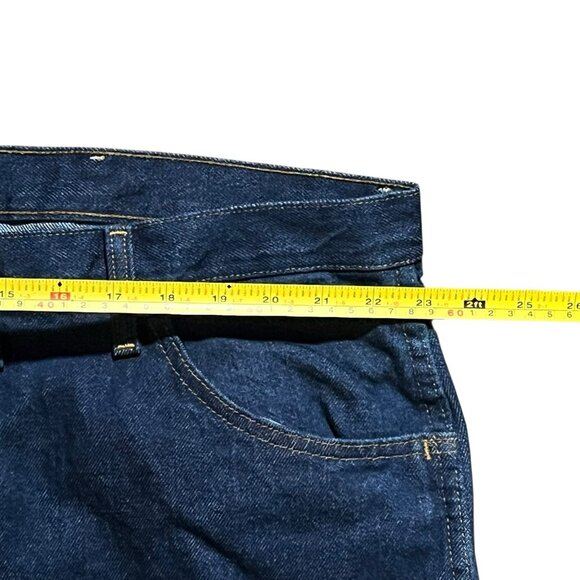 Rustler Jeans Men’s Blue Jeans 46x32 100% Cotton Dark Wash Straight Leg - Picture 4 of 8